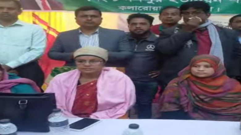 সাতক্ষীরার কলারোয়ায়  গণ জোয়ারে ভাসছে বিএনপির মহিলা দল