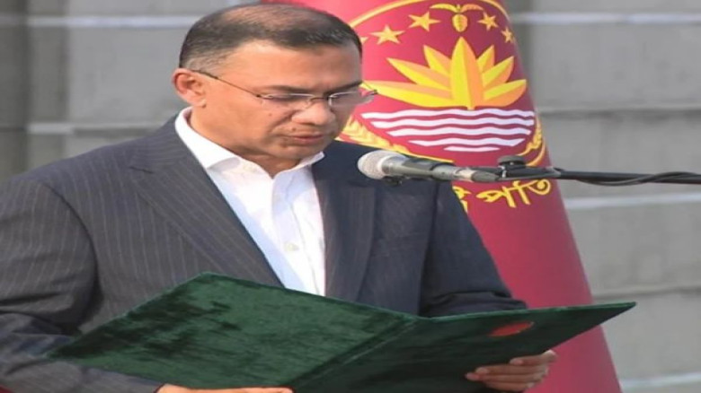 ১১তম প্রধানমন্ত্রী হিসেবে শপথ নিলেন তারেক রহমান