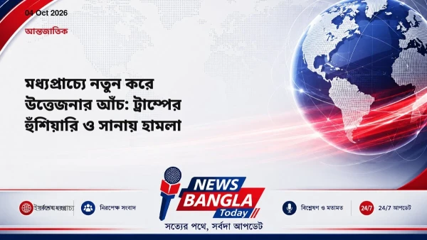 মধ্যপ্রাচ্যে নতুন করে উত্তেজনার আঁচ: ট্রাম্পের হুঁশিয়ারি ও স