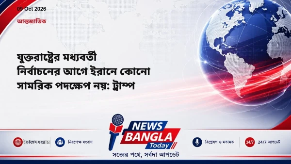 যুক্তরাষ্ট্রের মধ্যবর্তী নির্বাচনের আগে ইরানে কোনো সামরিক পদ