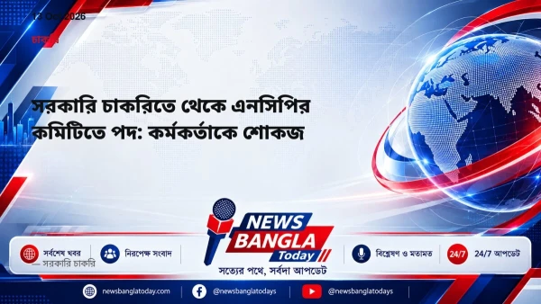 সরকারি চাকরিতে থেকে এনসিপির কমিটিতে পদ: কর্মকর্তাকে শোকজ